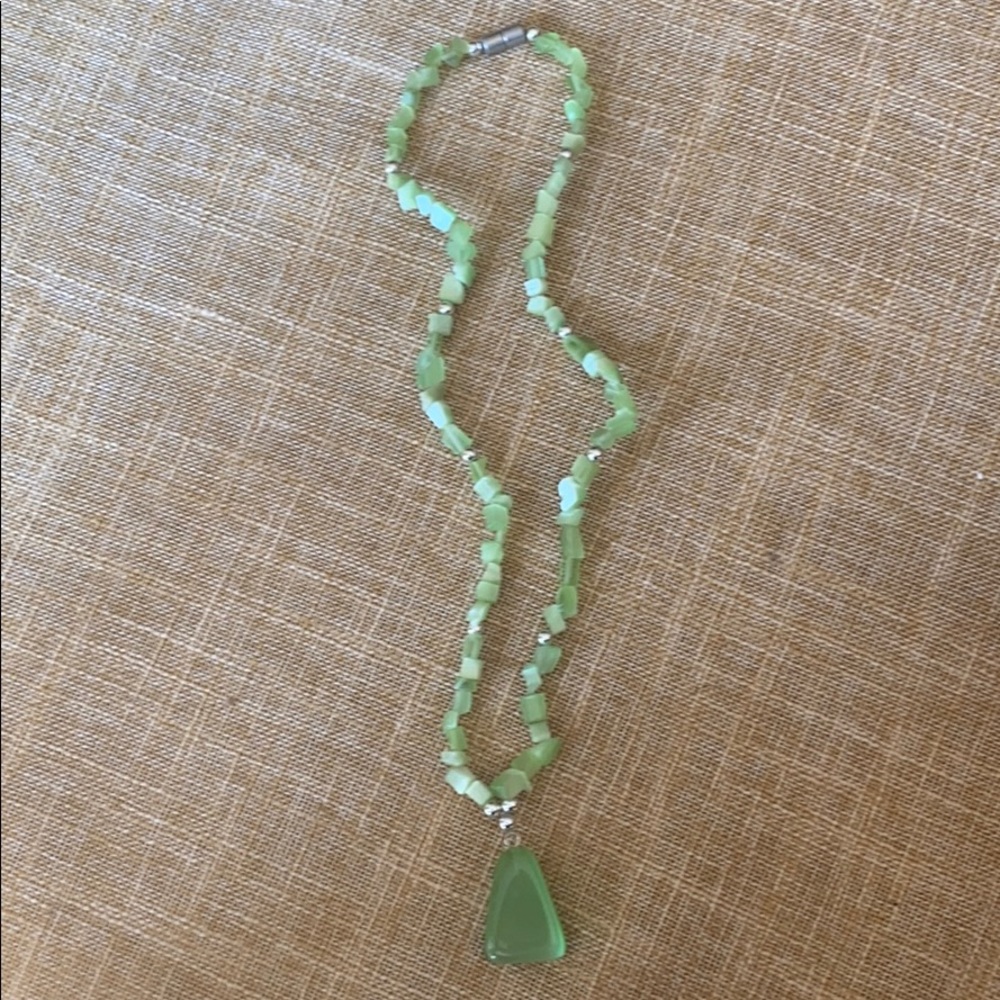 Green Glass Necklace